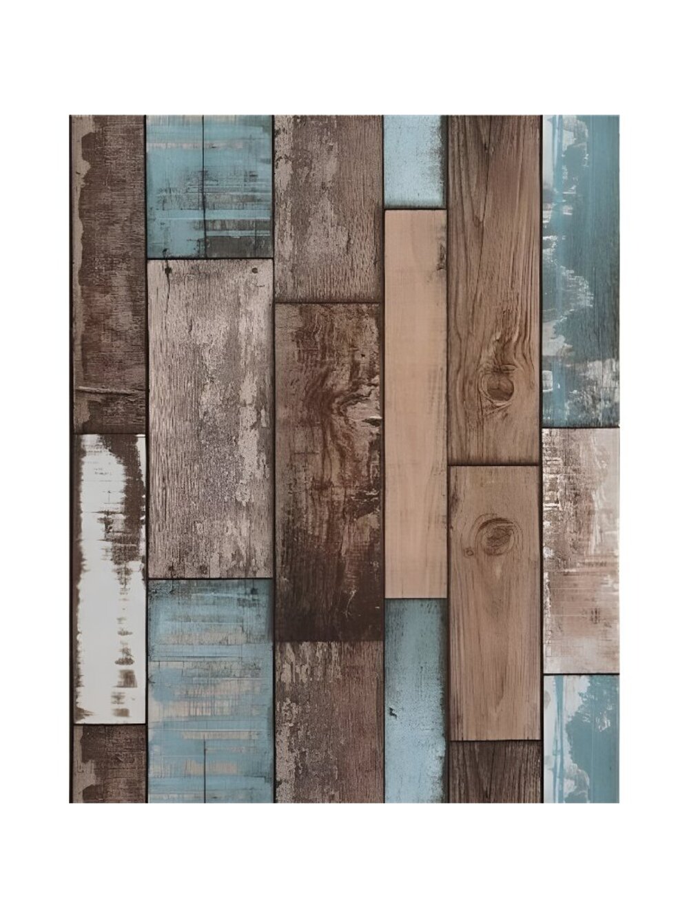 Wood Wallpaper Stick and Peel Self Adhesive Wallpaper Roll118''x18''